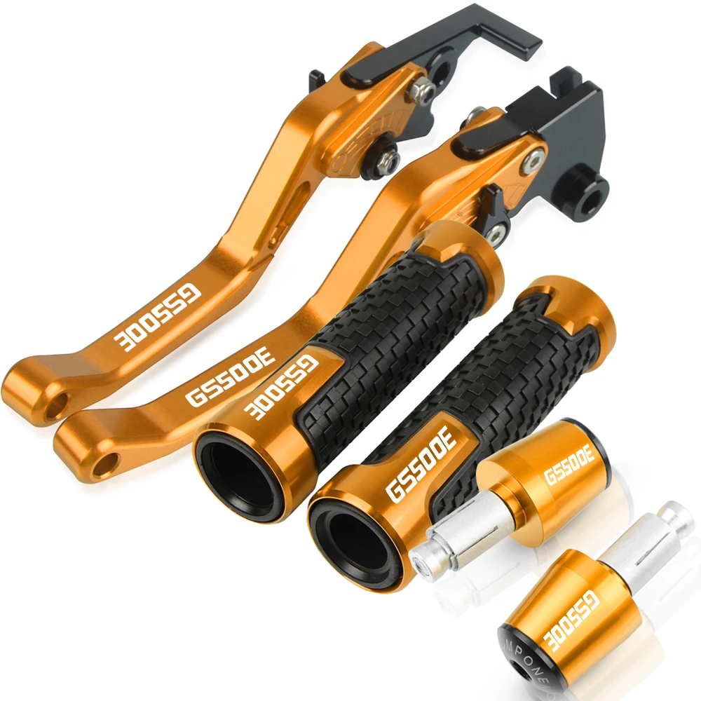 Leviers de frein et d'embrayage CNC avec poignées de guidon, accessoires pour moto SUZUKI GS500E GS 500E 500 E 1994 1995 1996 1997 1998
