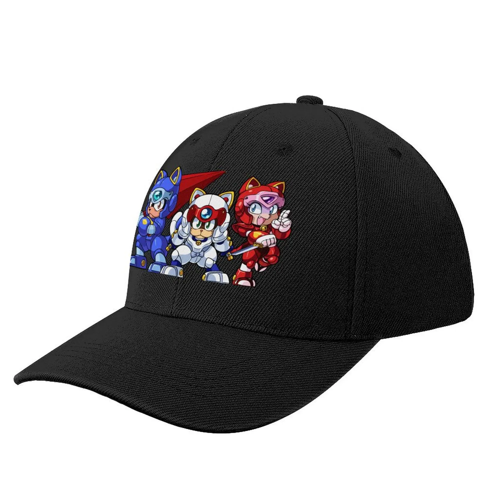 

Samurai Pizza Cats Trio Baseball Cap Vintage Hat Man For The Sun Rave Designer Man Women's