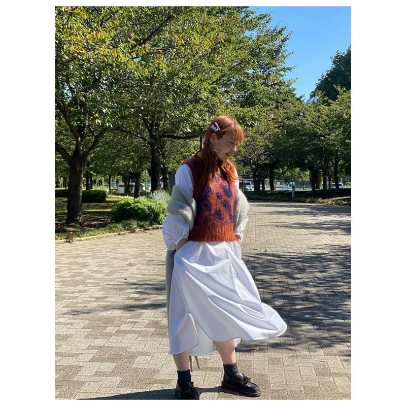 

Модный женский жилет с леопардовым принтом, приталенный, с круглым вырезом, из высококачественного материала (искусственный мех)