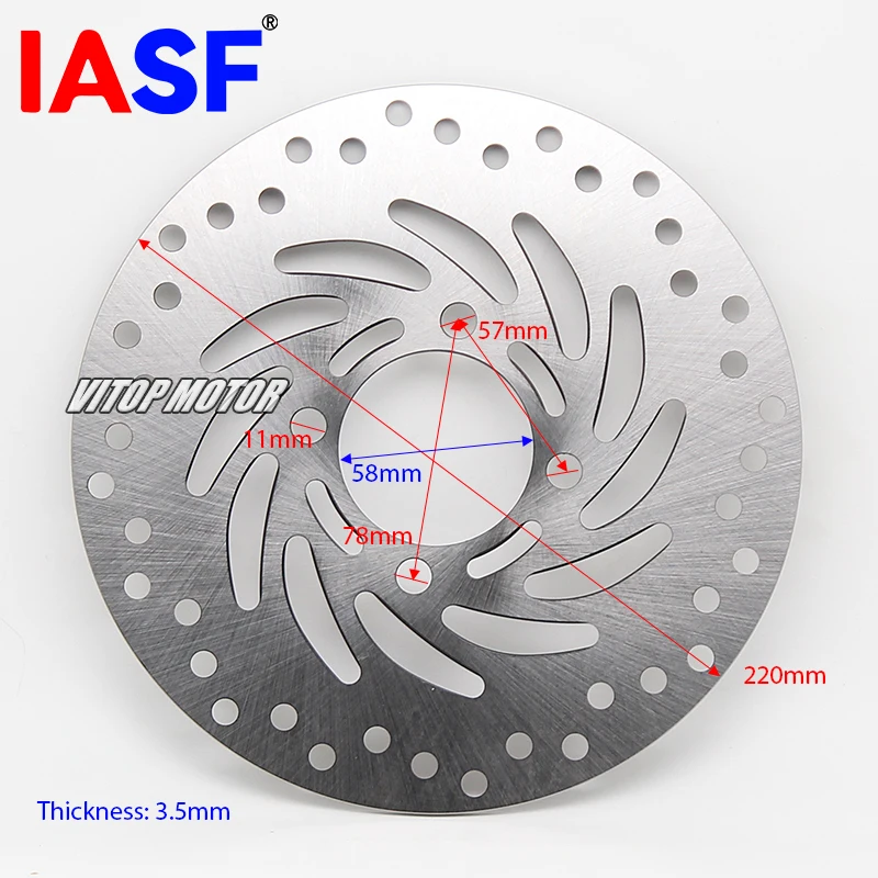Fits for Honda PCX125 12-18 PCX125S 18-19 PCX150 12-19 SH125i Mode 14-18 ACA 125 14-16 Motorcycle Front Brake Disc Rotor