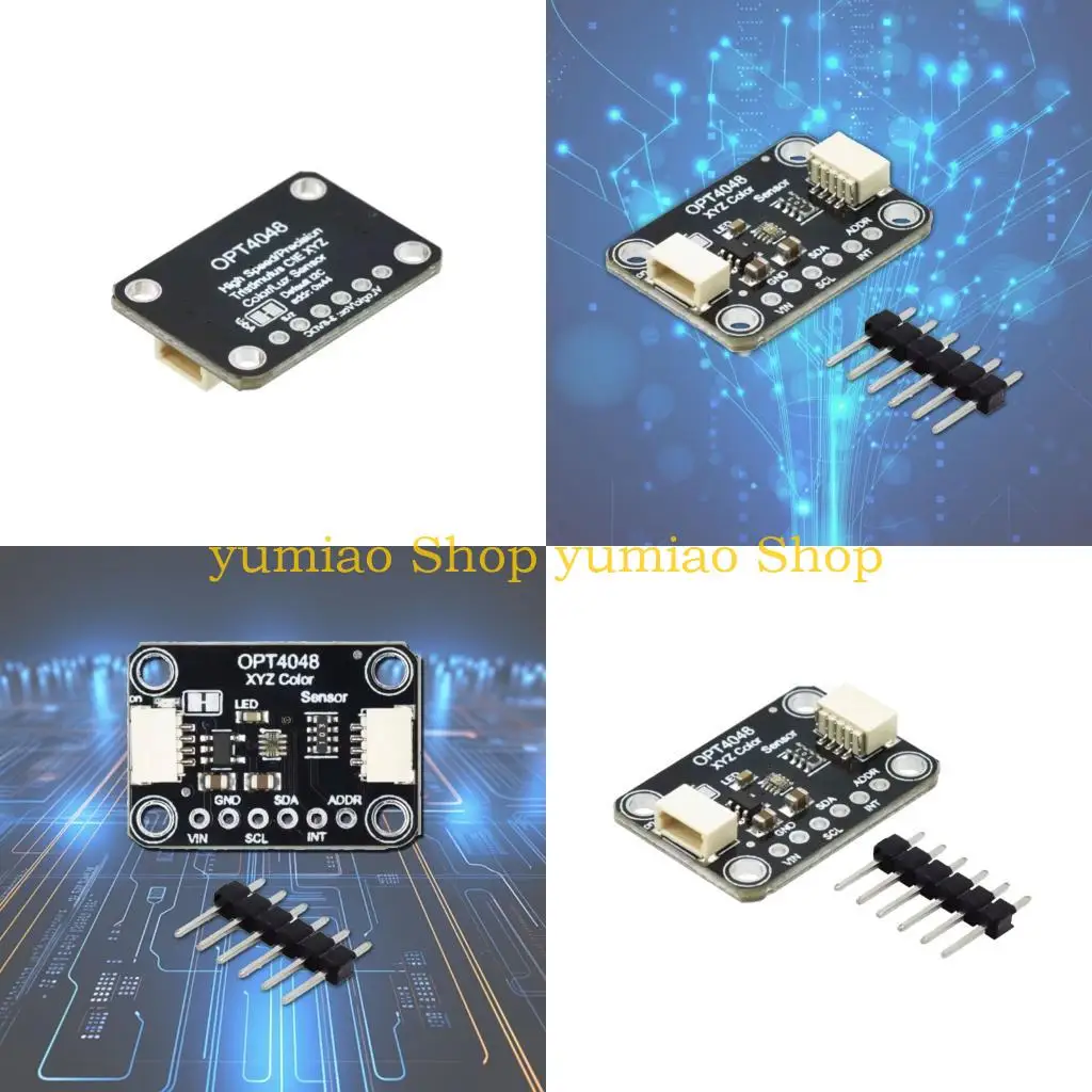 

587B XYZ Color Sensorings PCBs With Bright Environment Support Up To 144k Luxes Detection Ranges