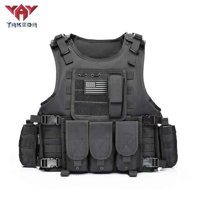 

YAKEDA 600D охотничий жилет-амфибия из полиэфирной ткани, съемный и расширяемый