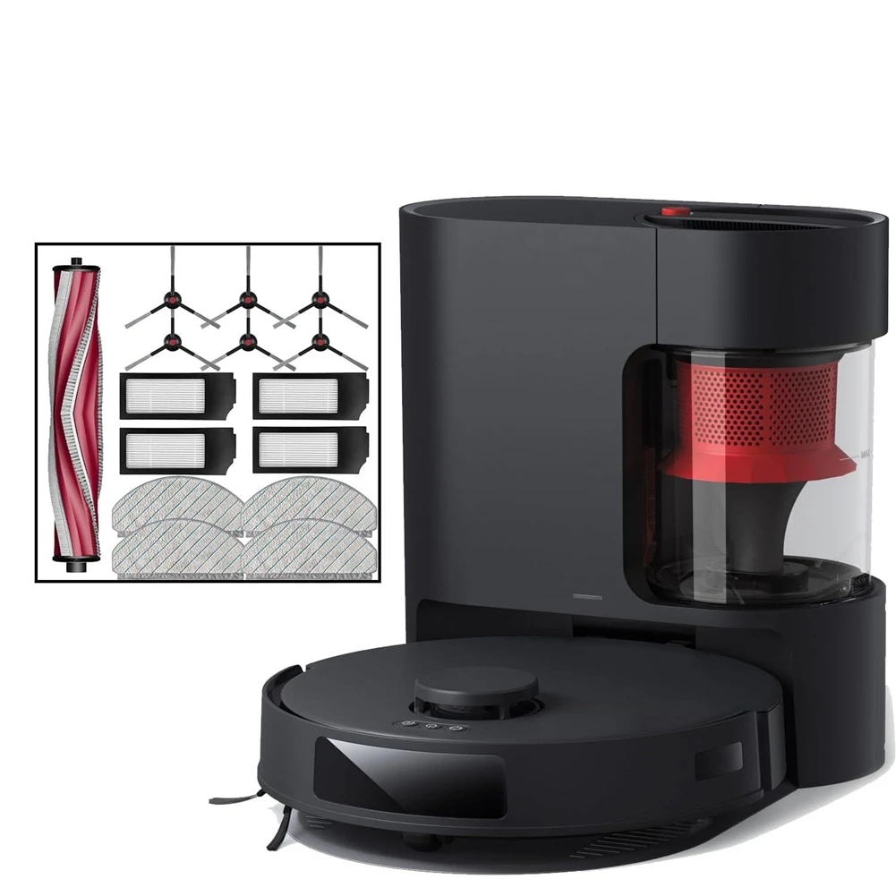 Para yeedi c12 pro plus robô aspirador de pó escova principal rolo escovas laterais filtros hepa mop almofadas acessórios reposição