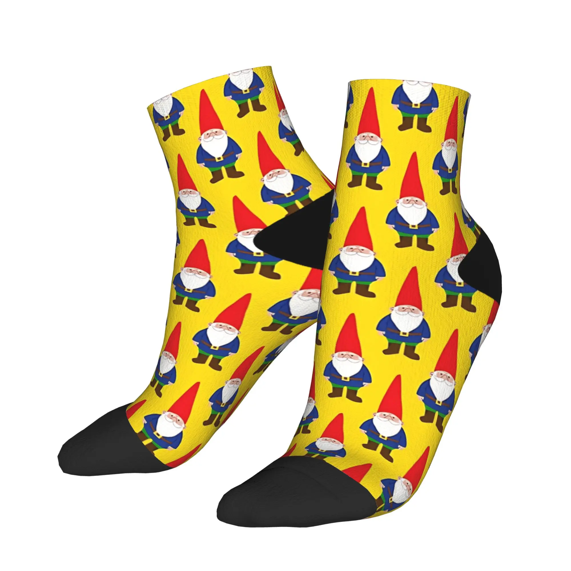 عيد الميلاد حديقة جنوم الجوارب جوارب مضحكة الخريف عدم الانزلاق الرجال الجوارب تنفس الرسم الدراجات الجوارب #3