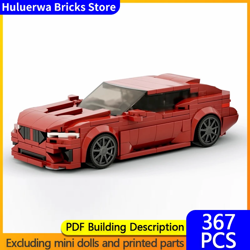 

City Car Model MOC Building Bricks Speedtop Luxury Touring Car Modular Technology Children Holiday Gifts Assemble Toys Suit