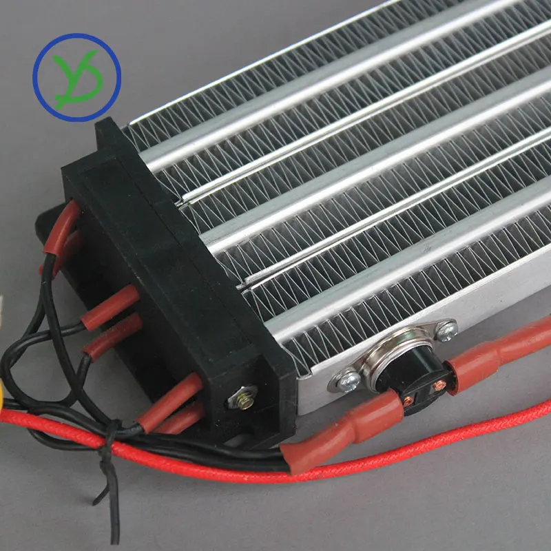 1000W Insulated PTC Ceramic Air Heater 110V 220V AC DC with Overheat Protection Heating Element 126A3 Size 170x76mm