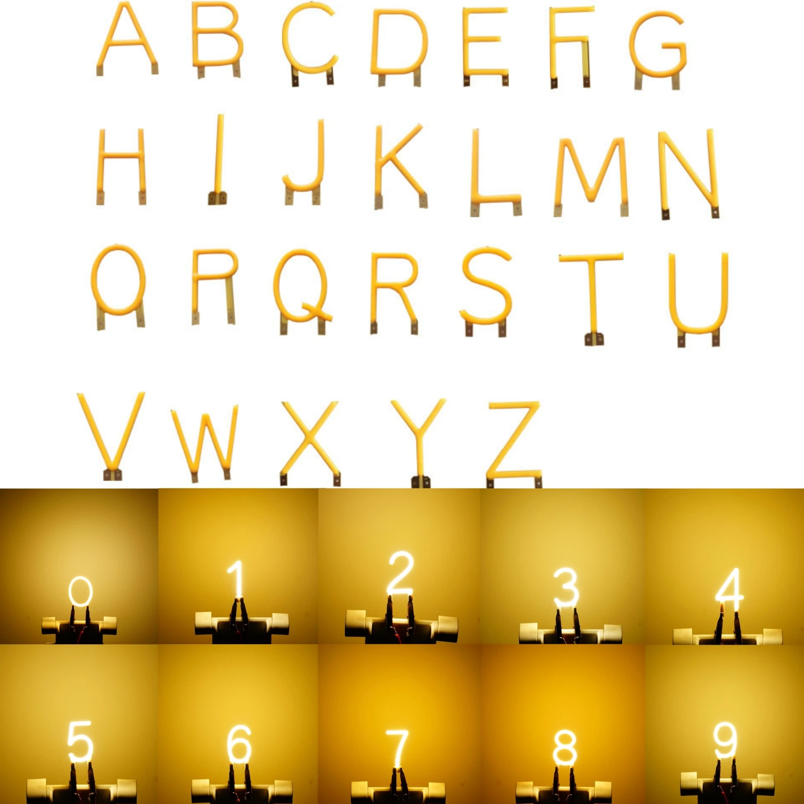 1Pc Yellow English …