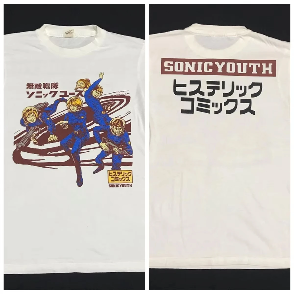 Sonic Youth Sonic Youth Orchestra KurtCobain Kurt Cobain Classic Men's and Women's Leisure Loose Cotton T-shirt