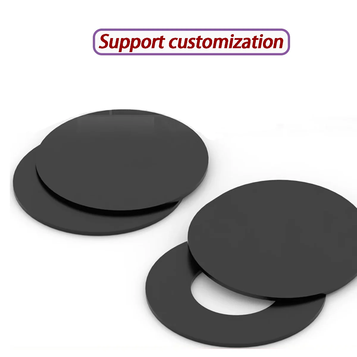 10pcs ID=2-36mm Fluorine Rubber Gasket - High Temperature Resistant Seal Ring for Pipes/Flanges