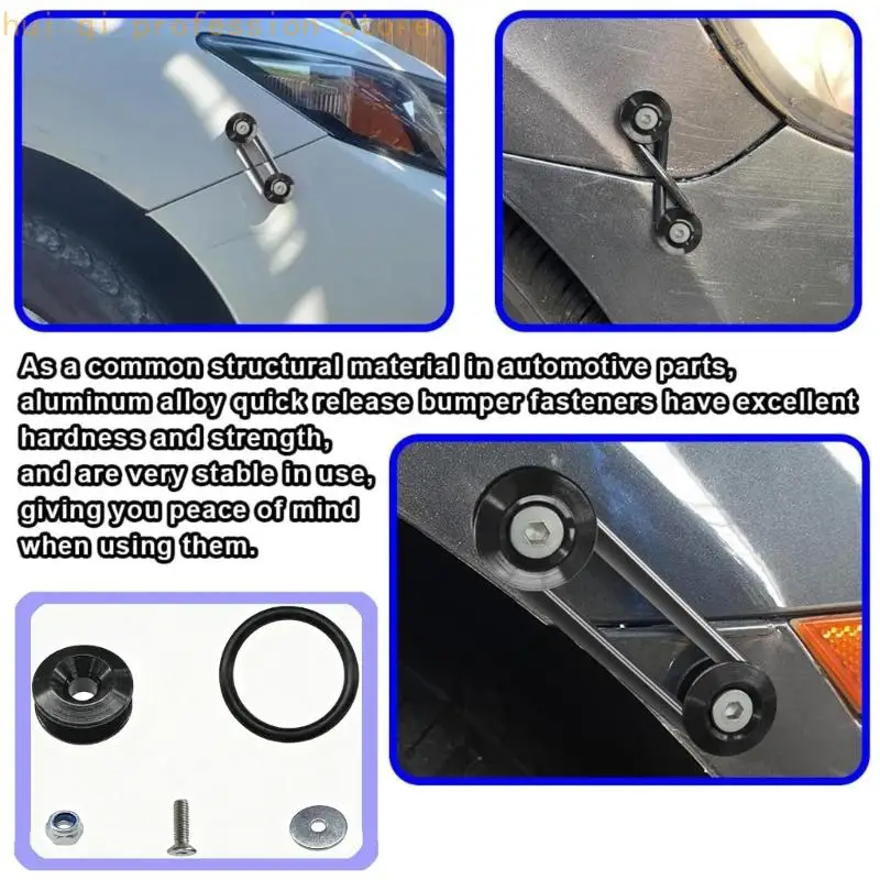 Aluminium-Befestigungselement für die Wiederbefestigung von Autoverkleidungen für die Arbeit an der Stoßstange, Motorhaube und – Detail 4