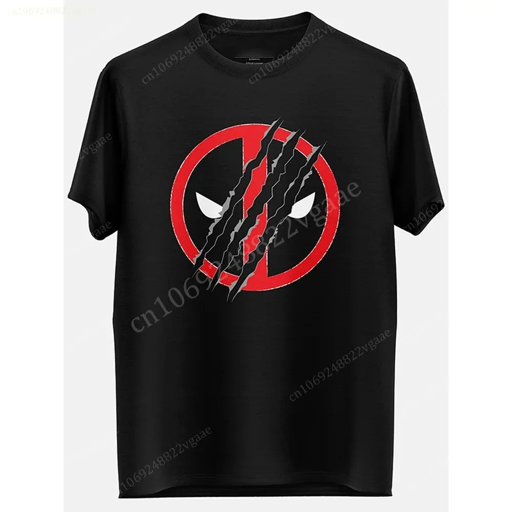 Marvel Deadpool T-shirt X-Men Cotton T-shirt Men Women Kids Boys Short Sleeve Summer Top Y2K Casual Breathable Top T-shirt