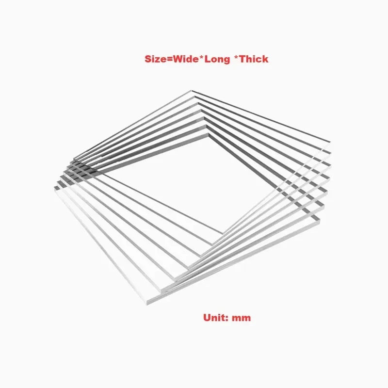 Clear PC Endurance Sheet High Temperature Polycarbonate Solid Hard Transparent Board 3 4 5 6 8 10mm