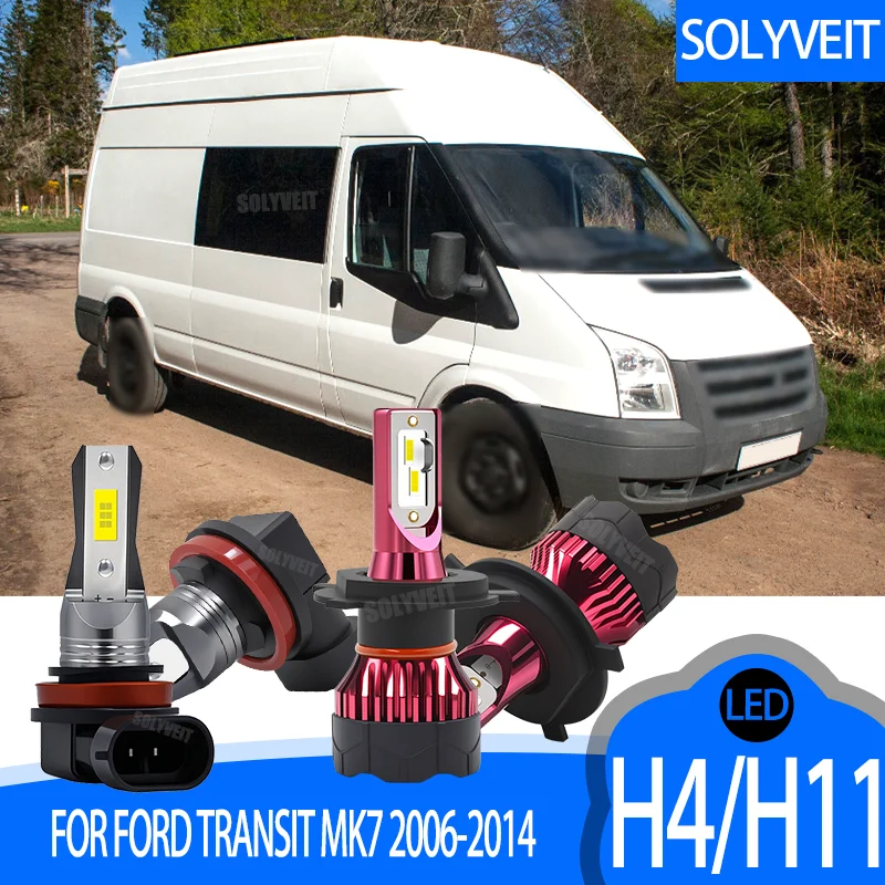 

All Weather LED Headlight Foglamp Kit Fog Rain Snow Ready For Ford Transit MK7 2006 2007 2008 2009 2010 2011 2012 2013 2014