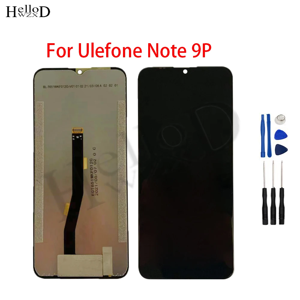 

New Tested 100% Working 6.52'' LCD Display For Ulefone Note 9P LCD Display Touch Screen Digitier Assembly Repair Parts