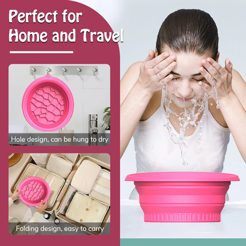 Draagbare Gezicht Ijs Bad Kom Voor Gezichtsbehandelingen Plunge Dompelen Gezicht Opvouwbare Ijs Gezichtsbehandelingen Wastafel Gezichtsbehandelingen Huidverzorging Tool Voor Thuis Reizen