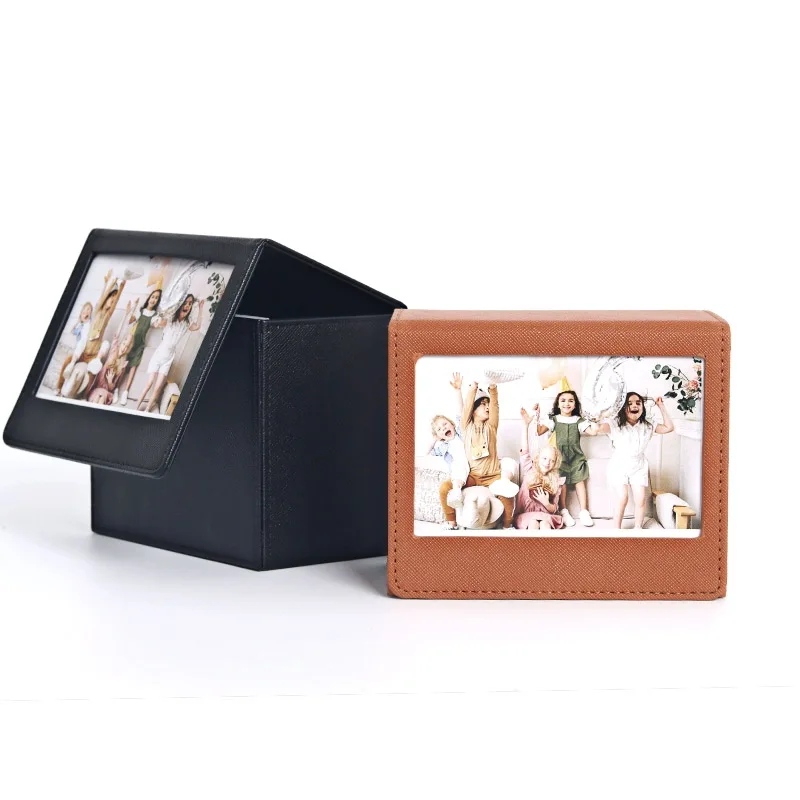For Fujifilm Instax Wide 400/300 Instant Camera 5Inch Photo Storage Box PVC Card Holder Large Capacity Instax Camera Accessories