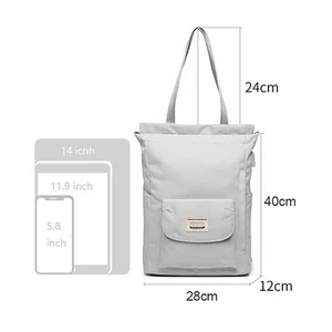 7 Main Sales Strengthened Canvas Backpack - №4