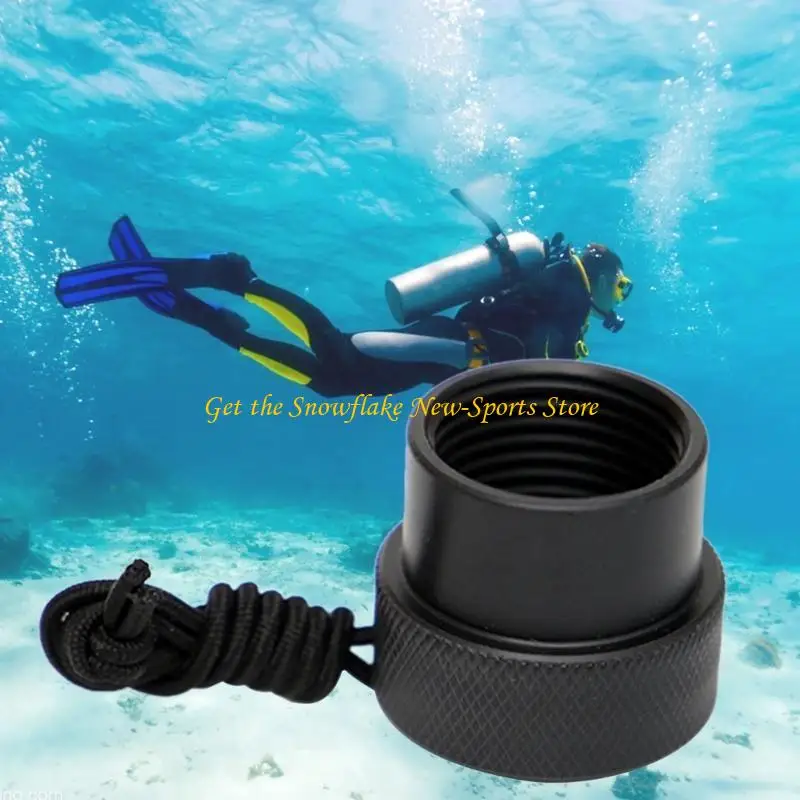 E56D Female Threaded Din ScubasTanks Valves Dust Plug Protector Cap Dust Cap Plug