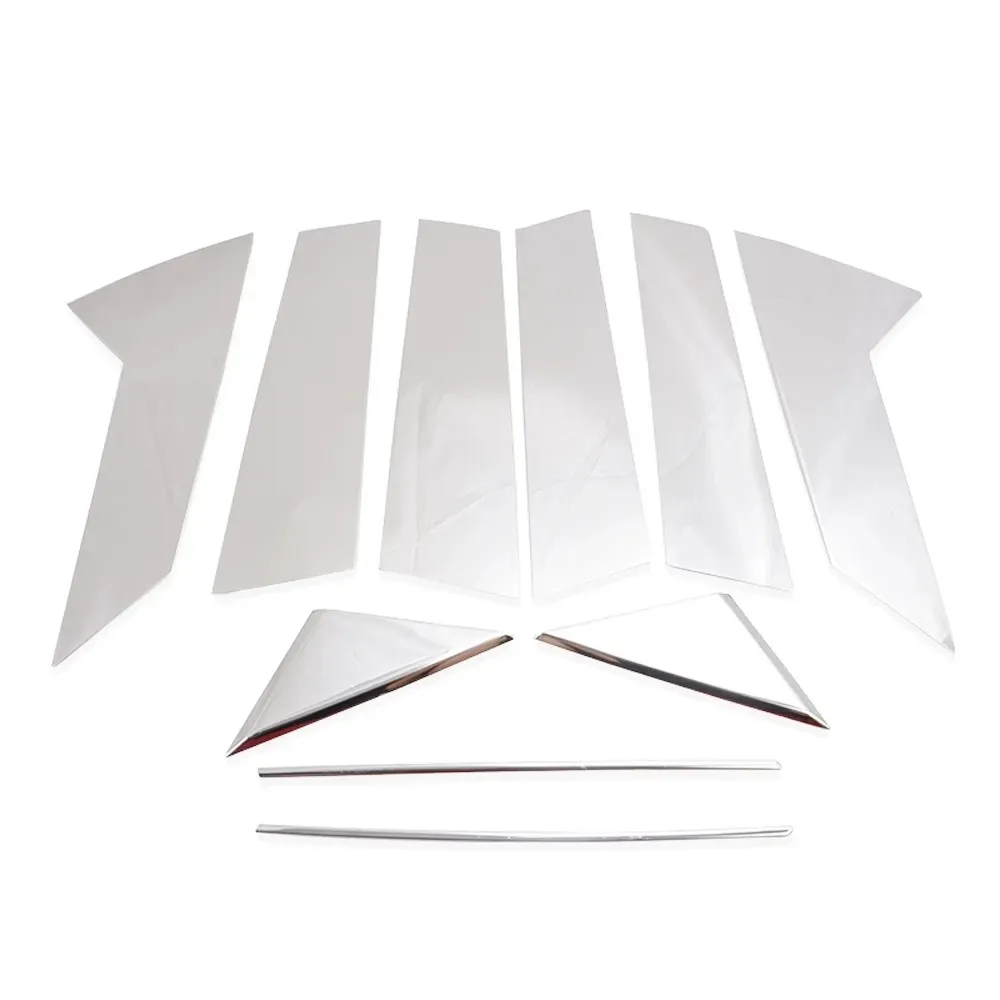 

For Mazda CX-30 CX30 2020 2021 2022 2023 Window Pillar Column Cover Trims Strips Stainless Steel Sticker Car Styling Accessories
