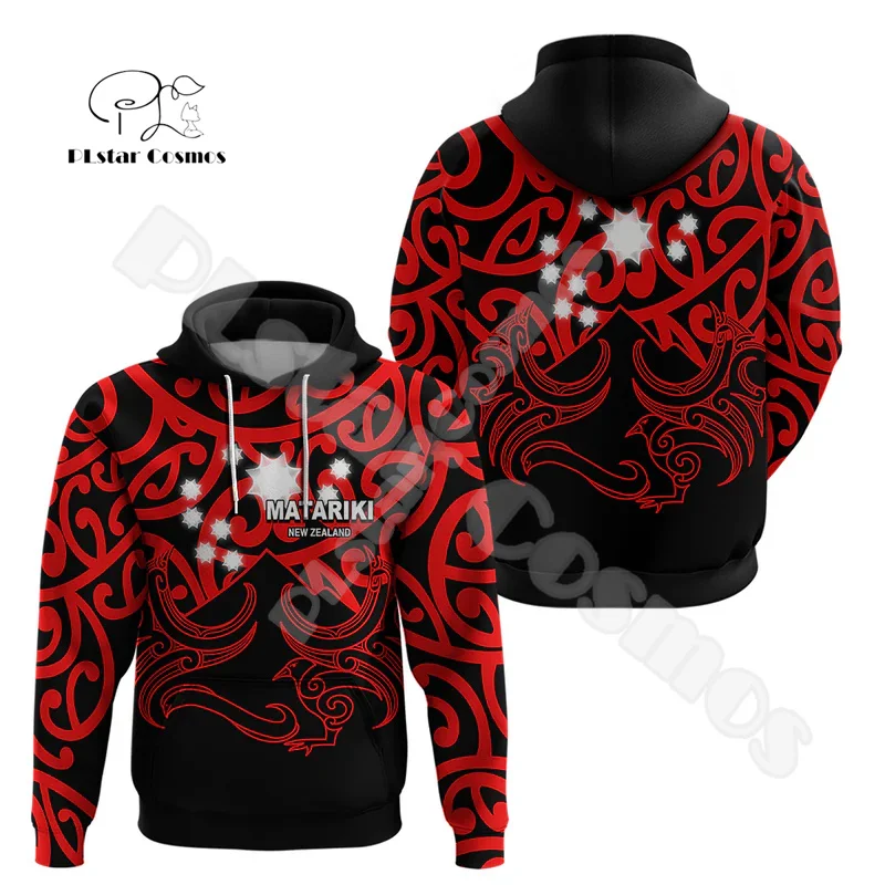 

Custom Name New Zealand Aotearoa Maori Tattoo Vintage Retro Unisex 3DPrint Harajuku Pullover Streetwear Casual Jacket Hoodies S