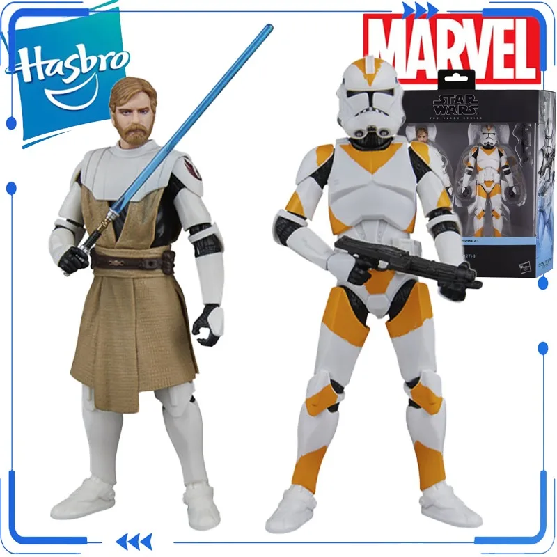 

Genuine Hasbro Starwars The Clone Wars Obi-Wan & Clone Trooper 6-Inch Action Figure for Boys Girls Kids Gift Collectible Model