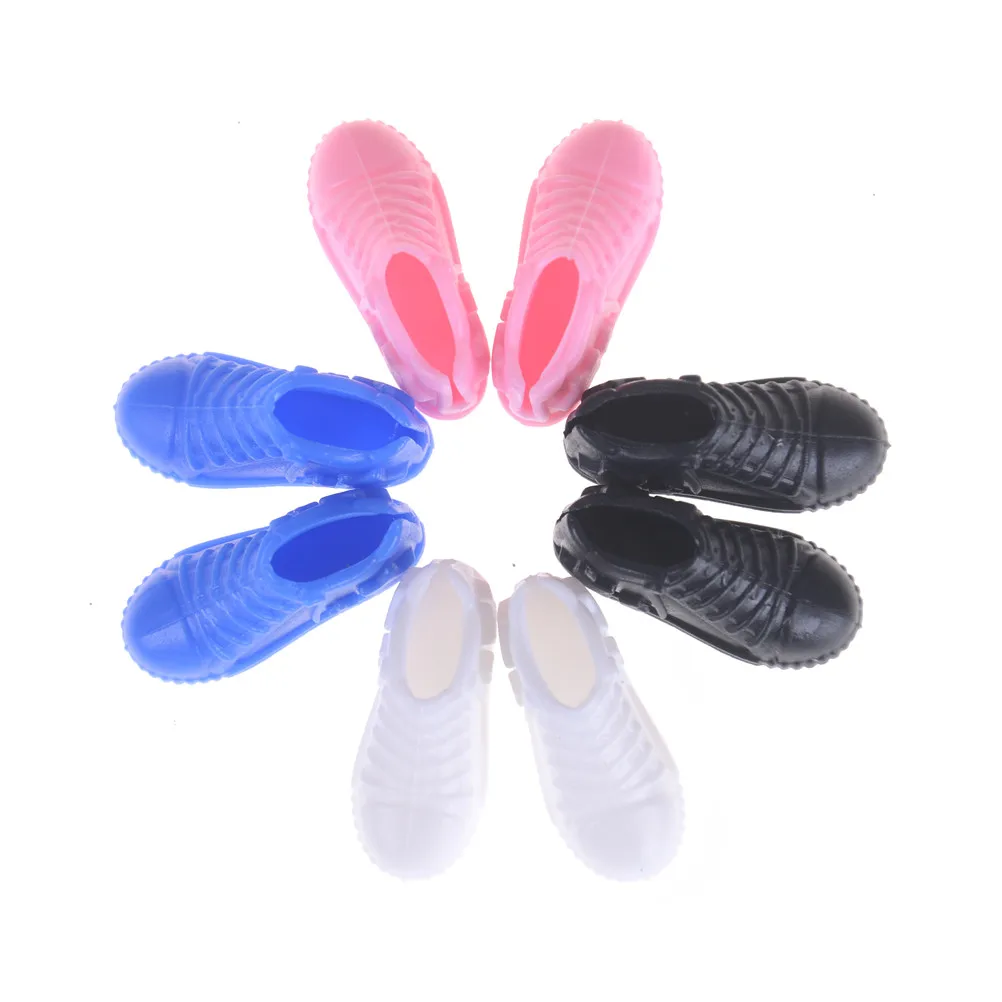 Hot Sale 4Pairs Fashion Sneackers For Doll Mini Toy for  Doll Shoes Accessories Birthday Gift for Girls