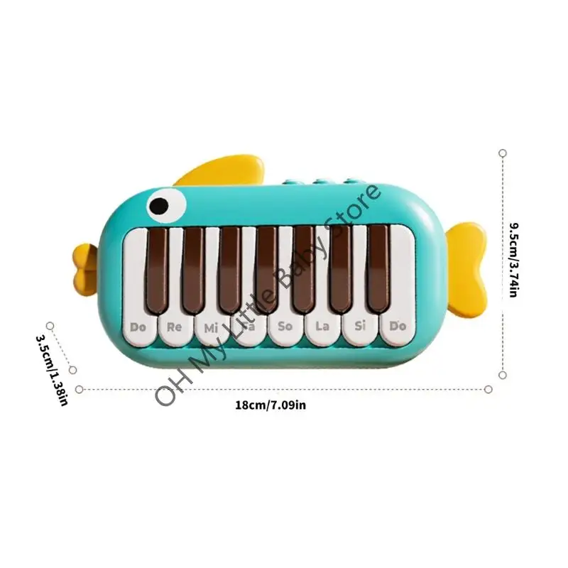 M76C Kids Musical Learning Piano Toy With Multiple Sound Mode Safe Plastic Music Instrument For Early Childhood Development