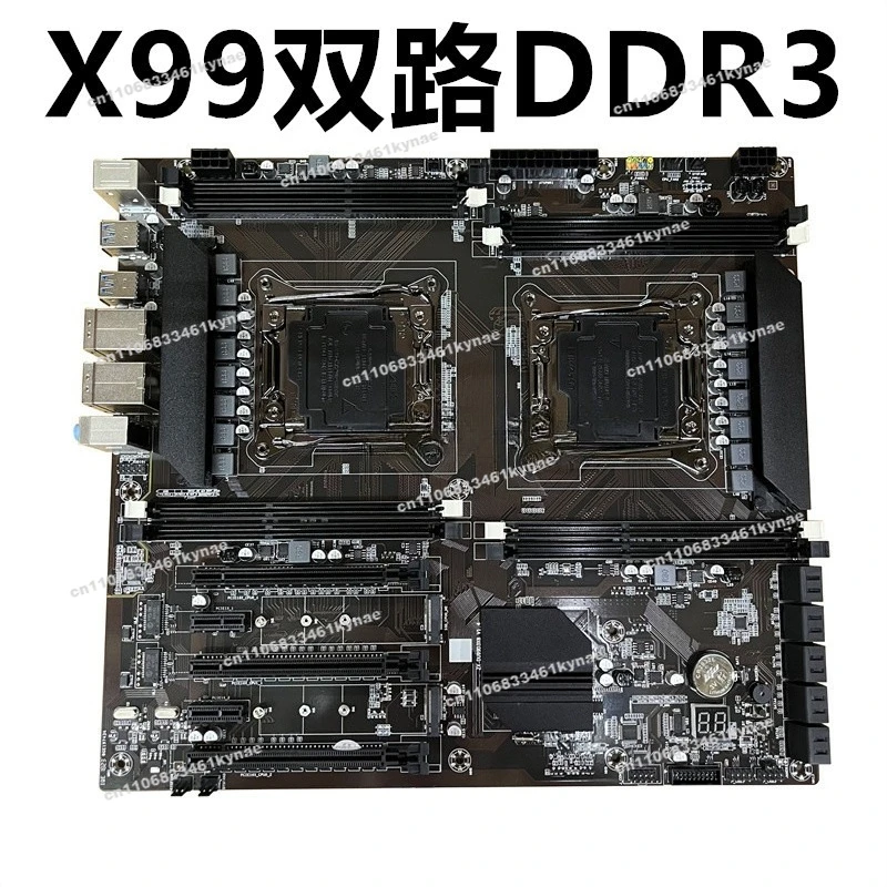 X79 dual cpu motherboard with 2 xeon-AliExpress
