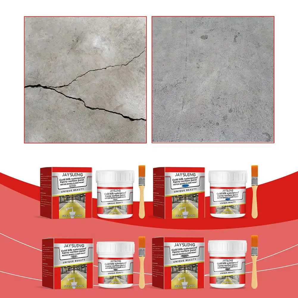 

Quick-Dry Anti-Slip Water-Based Floor Paint 500g Water-Based Floor Paint Paint Epoxy Floor Dropshipping Pressure-Resistant Q2Q7