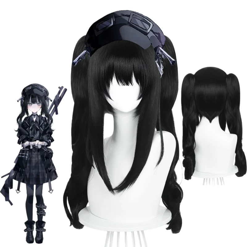 Kurobe Nanoka شعر مستعار تأثيري أنيمي لعبة السحرية فتاة الشعر هالوين حفلة الدعامة القبعات #1