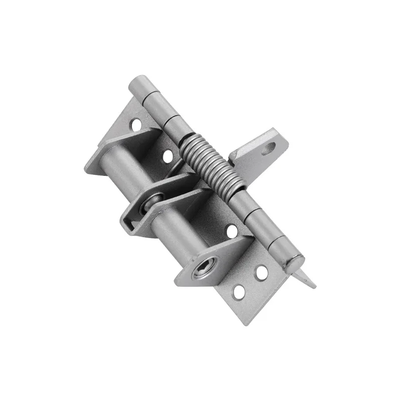 10PCS  4Inch Self-Close Door Spring Hinge Door Closer Invisible Hinge 90°Right Angle Positioner Door Hinge For Office Hotel Door