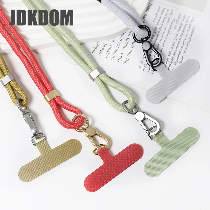 JDKDOM الهاتف المحمول الحبل 85 سنتيمتر Crossbody قابل للتعديل طول الحبل مكافحة فقدان حبل سلسلة الهاتف المحمول