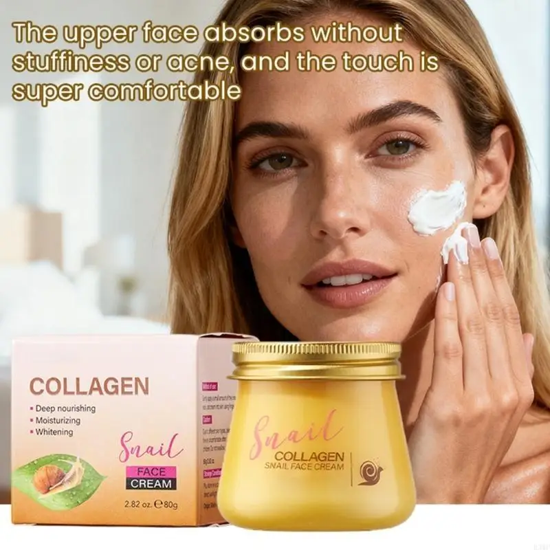 كريم وجه الحلزون جيلاتين R3MF، كريم مضاد للتموج والتجديد، كريم وجه جيلاتين الحلزون، إصلاح مرطب لشد البشرة