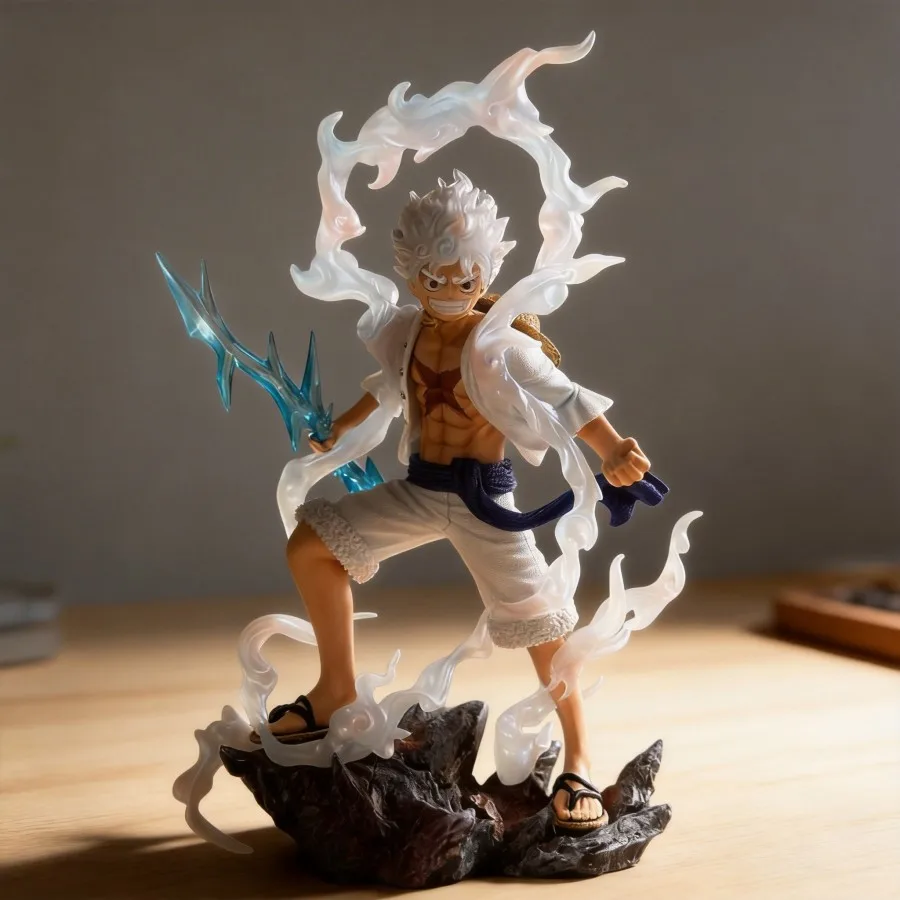 

Высококачественная аниме-фигурка Луффи (Пятая передача) - One Piece, 28 см, коллекционная модель для декора рабочего стола