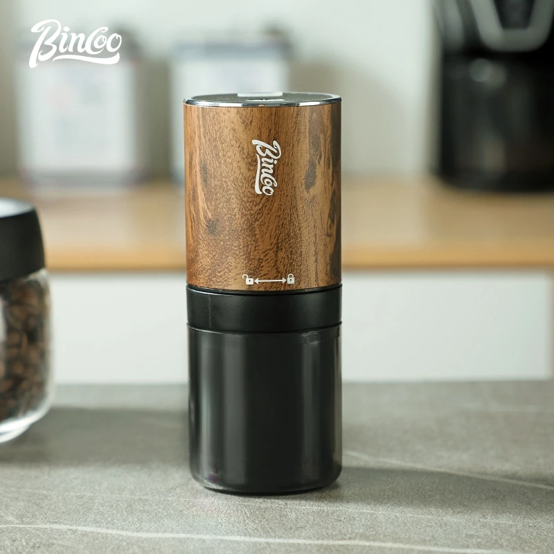 Electric Coffee Bean Grinder Automatic Home USB Rechargeable Stainless Steel Burr Core Portable Adjustable Hand Coffee Machine