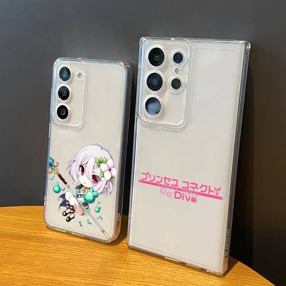 Princess Connect! ReDive Kokkoro  Phone Case For Samsung Galaxy S24 S25 S23 S22 S21 Transparent Cover Case