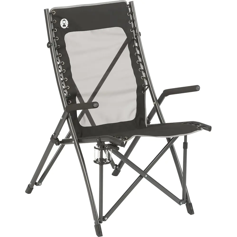 

Comfortsmart Portable Suspension Chair, Ultra-Comfortable Outdoor Camping Chair With Drink Holder & Carry Bag, Supports Up To