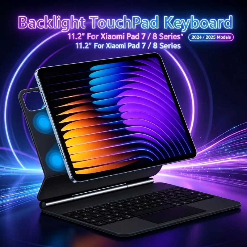 Wireless Suspension Keyboard Protective Cover For Xiaomi Pad 7 Pro Xiaomi Pad 8 Pro 11.2