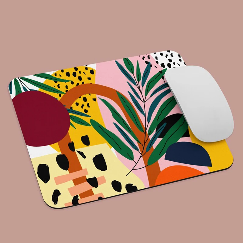 Small Mouse Pad Computer Hot Sell Non-Slip Cushion Anime Lovely Gamer Natural Rubber Art Flower Office Decoration Carpet Mat