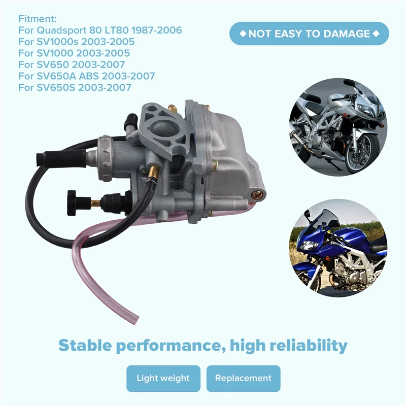 

13200-40B10 ATV/UTV Carburetor For Suzuki Quadsport 80 LT80 SV650 SV1000 1997-2007 1320040B10