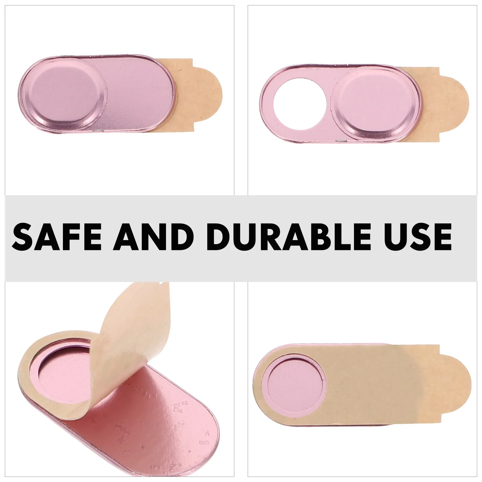 

3Pcs Laptop Privacy Protection Covers Rose Gold Webcam Covers Easy Stick Phone Tablet Computer Webcam Slide