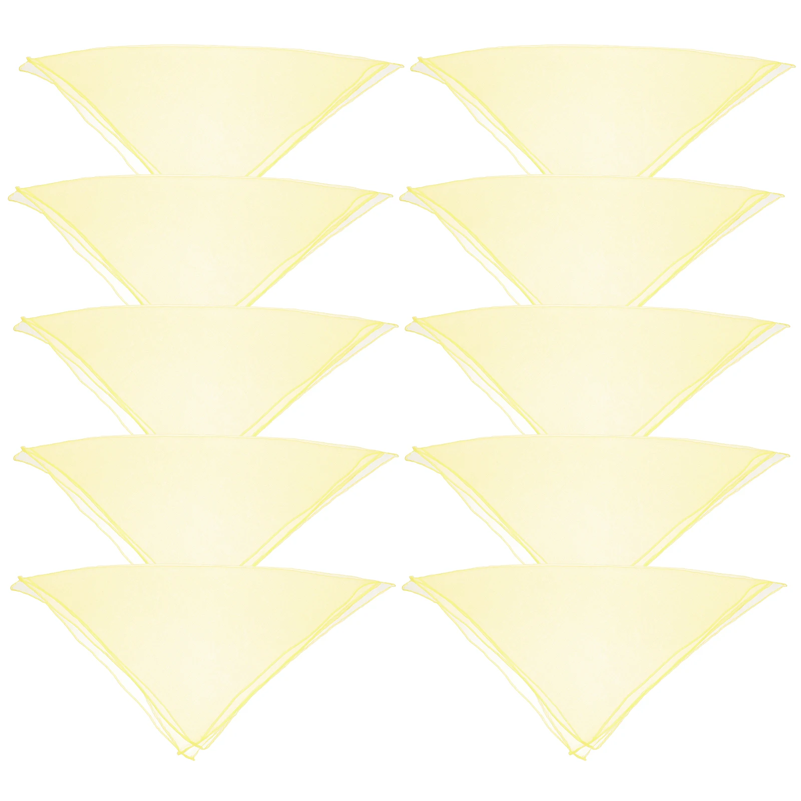

10Pcs Pure Color Square Scarves Lightweight Chiffon Dance Accessories Women Kids Veil Foldable Decorative Musical Play