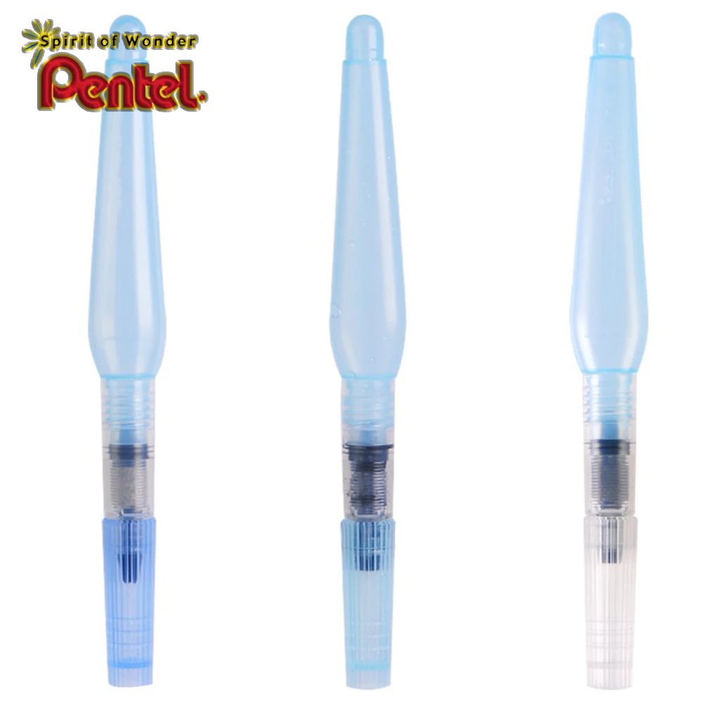 1 قطعة Pentel اليابان قلم مياه الصنبور قابل للذوبان في الماء الرصاص الصلبة الصباغ سعة كبيرة تخزين المياه القلم الفن اللوحة القرطاسية