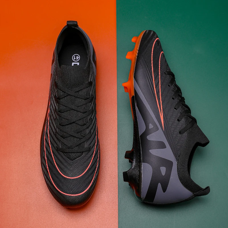 Nuovi uomini scarpe da calcio erba allenamento futsal tacchetti di alta qualità scarpe da calcio futsal scarpe da calcio leggere antiscivolo per esterni