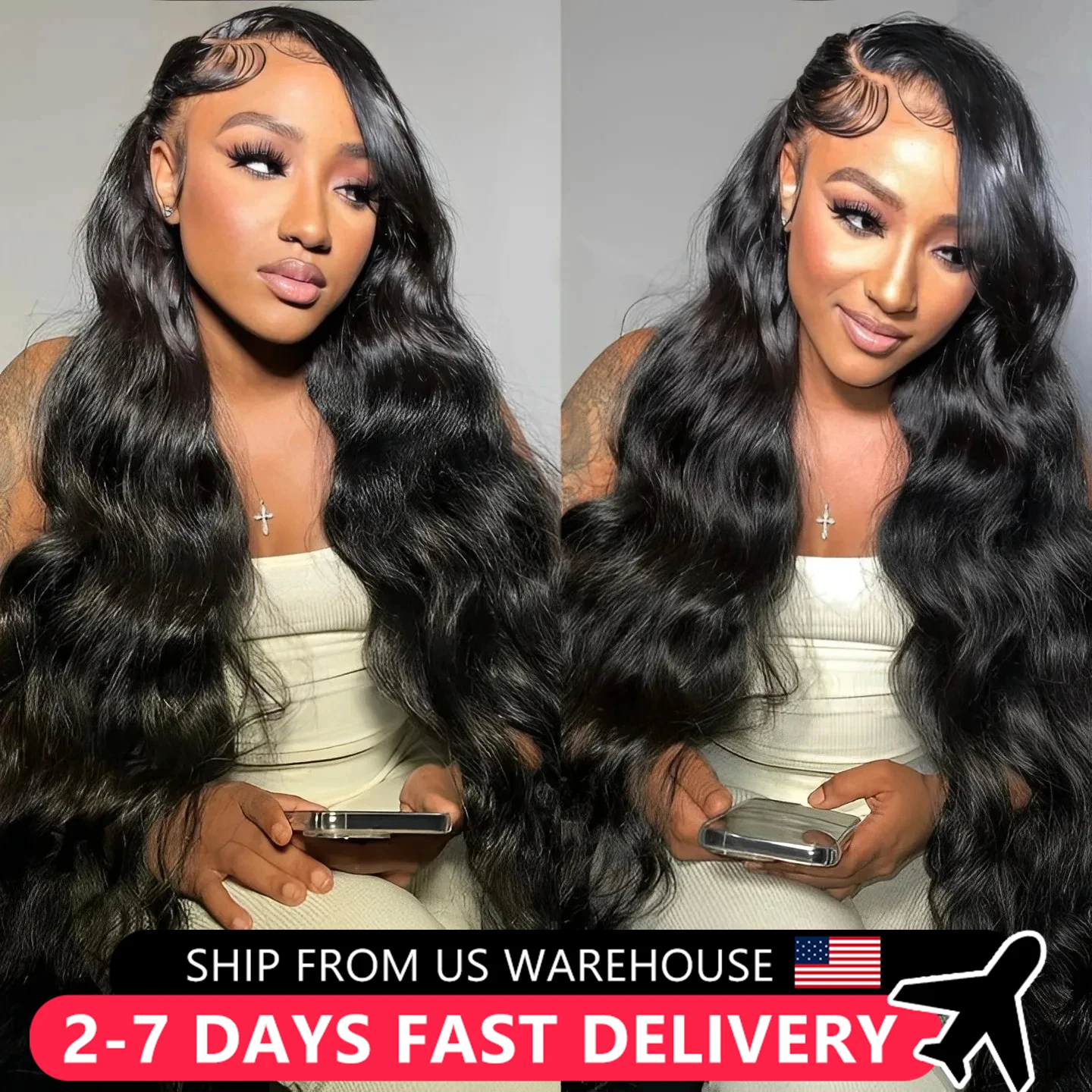 Glueless 4x4 Lace Closure Wigs For Women 13x4 13x6 Wig Body Wave HD Transparent Lace Front Wig Human Hair Brazilian Pre Plucked