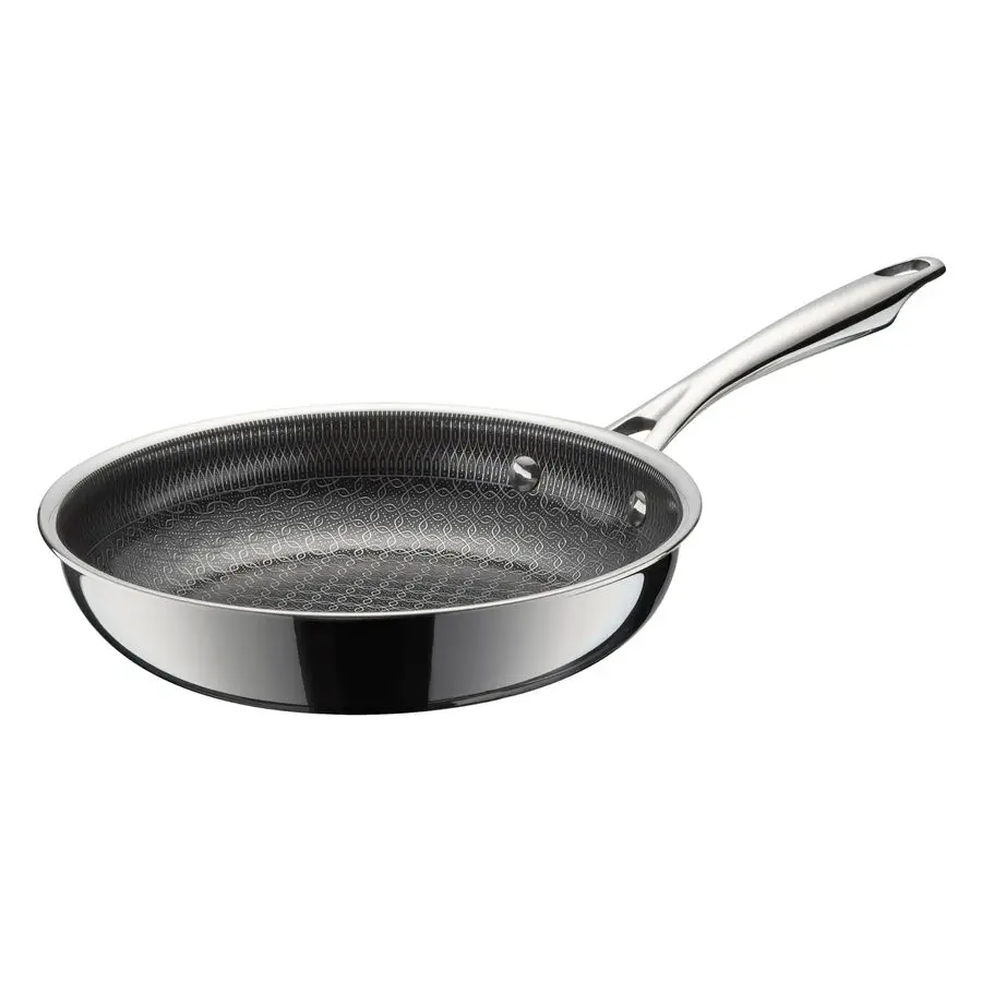 

FusionElite Hybrid Nonstick TriPly Stainless Steel Skillet, 8 Skillet Frying Pan with PURELYSEAR Ceramic Nonstick Technology, Sc