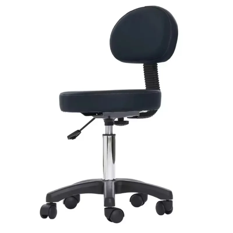 Large Stainless Steel Salon Stool with Lifting Rotating Pulley Swivel Chair for Beauty & Hair Salons Makeup Manicure