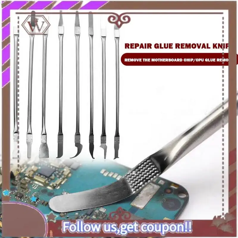 ABBG-8In 1 ชิป IC ซ่อมบางชุดเครื่องมือ CPU โลหะ Remover Burin ลบสําหรับโทรศัพท์มือถือคอมพิวเตอร์ CPU NAND IC ชิปซ่อม