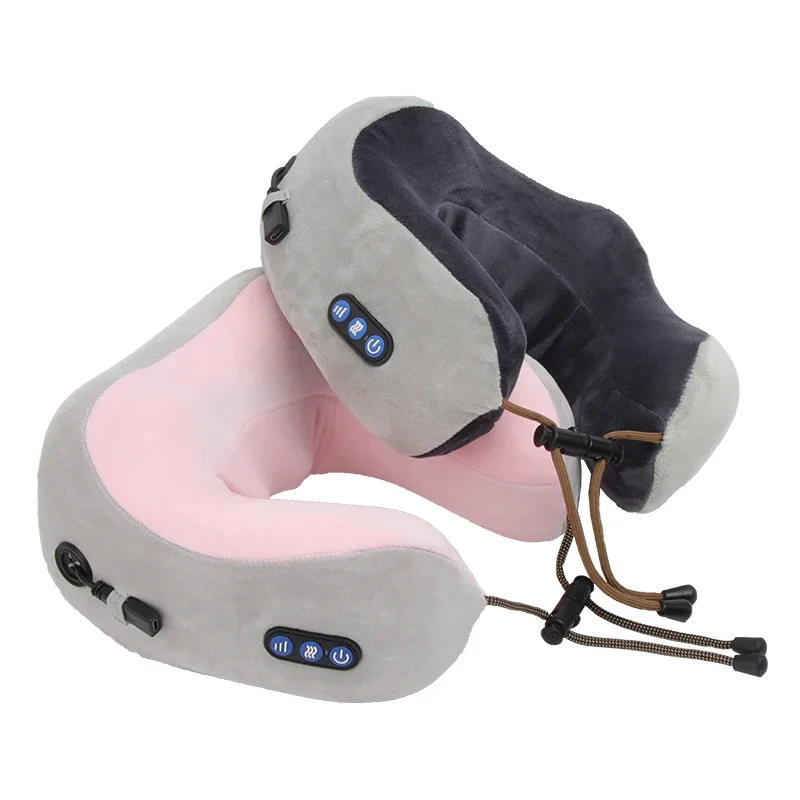 

Electric Neck Massager U Shaped Pillow Multifunctional Portable Shoulder Cervical Massager Travel Home Car Relax Massage Pillow