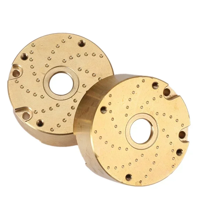 

2Pcs TRX4 Axle Doors Brass Counterweight Balance Weight Portal Drive Housing for 1:10 RC Crawler Trxs TRX-4